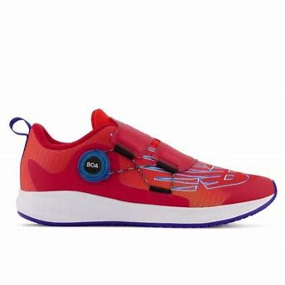 New Balance size & wide Youth Red and Blue Performance Sneakers with BOA System - Picture 1 of 5